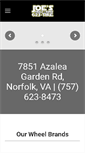 Mobile Screenshot of joestiresandrims.com